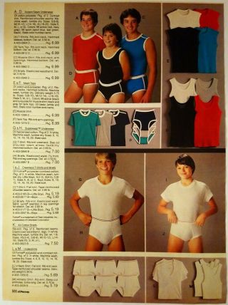 1985 Vintage PAPER PRINT AD Superman MOTU Transformers sleepwear underwear brief 2