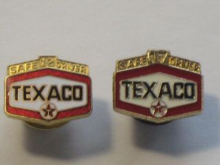 Texaco Safe Driver Lapel Pins 12,  17 Years
