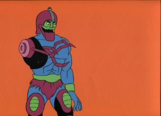 Trap Jaw Cartoon Cel He - Man She - Ra Masters Of Universe Animation Art Motu Pop