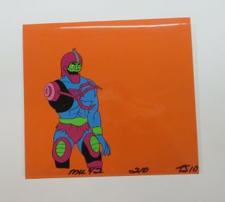 TRAP JAW Cartoon Cel He - Man She - Ra Masters of Universe animation art MOTU POP 2