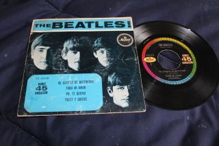 The Beatles Roll Over Beethoven,  3 Musart 1964 Mexico 7 " Ep Unique Ps