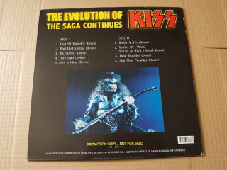 Kiss - the evolution of the saga continues - lp - vinyl - 2