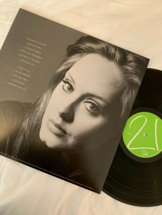 ADELE HAND SIGNED AUTOGRAPH 21 LP VINYL ALBUM VERY HARD TO FIND 4