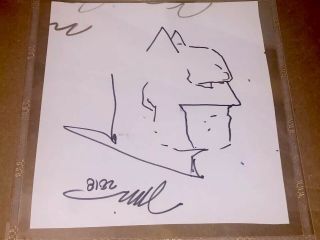 JIM LEE art Batman Sketch CGC Certified. 2
