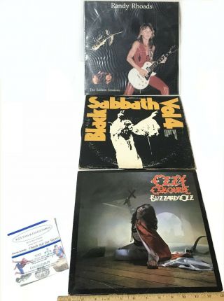 3 Early Ozzy Osbourne Randy Rhoads Records Early Years Blizzard Vol4