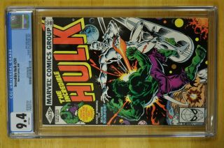 INCREDIBLE HULK 250 CGC 9.  4 NM ANNIVERSARY ISSUE SILVER SURFER APPEARANCE 1980 5