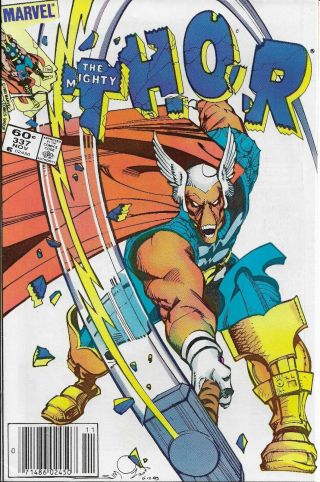 Mighty Thor 337,  First Appearance Of Beta Ray Bill Newsstand Edition
