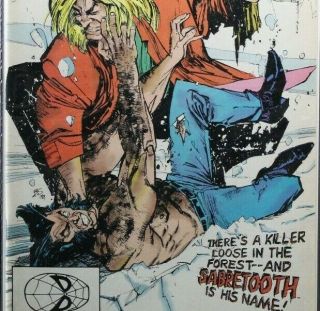 1989 Wolverine 10 Marvel Comics Near Key Issue First Fight With Sabertooth