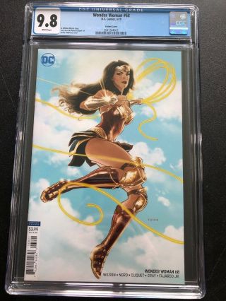 Wonder Woman 68 (2019) Cgc 9.  8 1st Print Kaare Andrews Variant