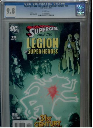 Supergirl And The Legion Of - Heroes 19 Cgc 9.  8 Wp