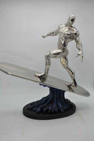 Silver Surfer Xionart Custom Statue Sculpture - Chrome - - - Not Side