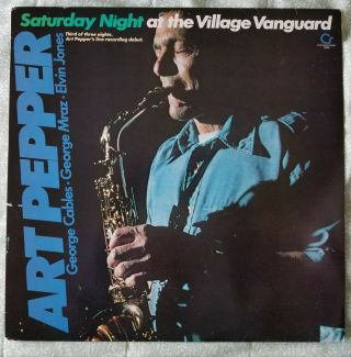 Art Pepper - Saturday Night At The Village Vanguard - Contemporary - Autographed