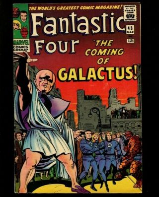 Fantastic Four 48 Fn,  Kirby 1st Silver Surfer & Galactus Inhumans Watcher