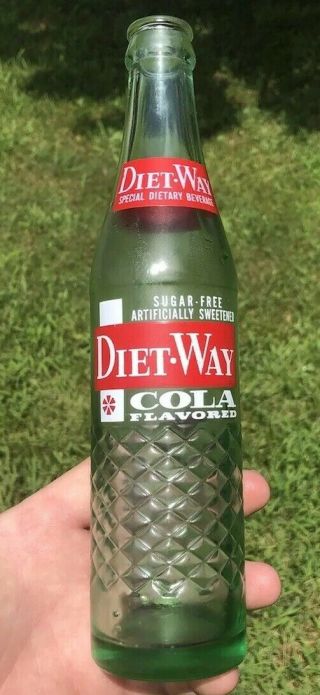 Rare Acl Diet Way Cola Bottle Chattanooga Tennessee 10oz Tenn