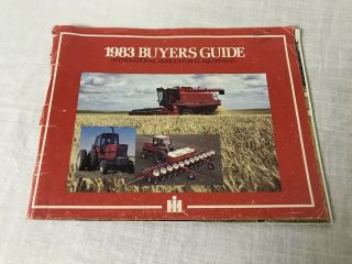 1983 Ih International Farm Buyers Guide Brochure 4wd 2,  2 Tractor Cub Cadet