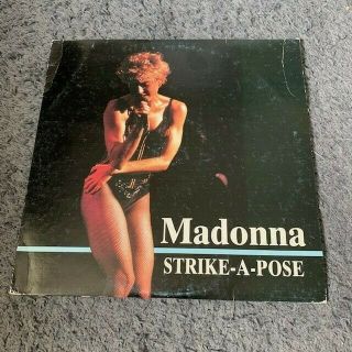 Madonna " Strike - A - Pose " 2 Lp Vinyl Set Rare Bootleg Live Blonde Ambition Tour
