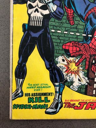 Spider - Man 129 Vol 1 Upper Mid Grade 1st App of the Punisher 5