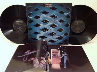 The Who - Tommy - Track Uk 2xlp W/ Booklet Tri - Fold Jacket Vg,