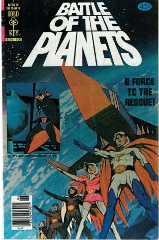 Battle Of The Planets 1 Gold Key Comics G - Force Comics 1979 Fine,