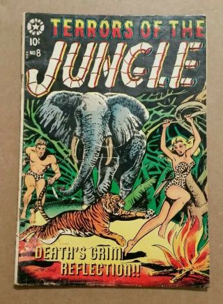 " Terrors Of The Jungle " Star Publications Comic 8,  March 1954