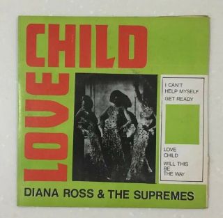 Diana Ross And The Supremes Love Child Unique Malaysia Singapore Ep Spot