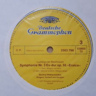 BEETHOVEN: Karajan 9 Symphonies,  Berlin Phil.  (1977) Ltd Ed.  Signed Certificate 5