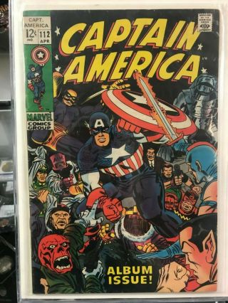 Captain America 112 (april 1969) Marvel Comics