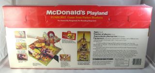 1984 McDonald ' s Playland Game Funburst by Parker Brothers 3