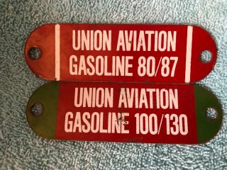 Union Oil,  Unocal 76,  Aviation Product Tags 2 1980 