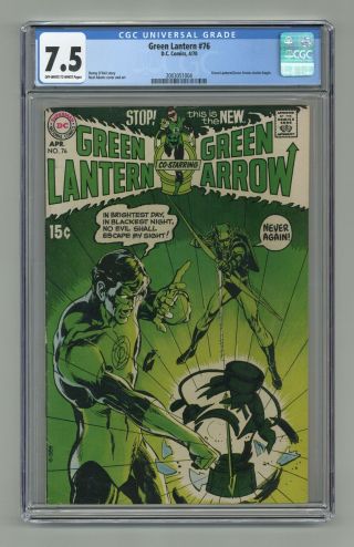 Green Lantern (1st Series Dc) 76 1970 Cgc 7.  5 2003051004