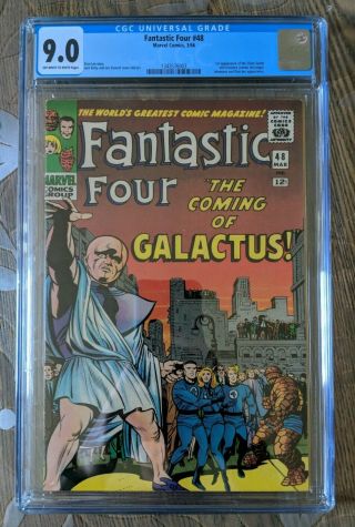 Fantastic Four 48 Cgc 9.  0 1st Silver Surfer,  Galactus Appearance Marvel Key Book