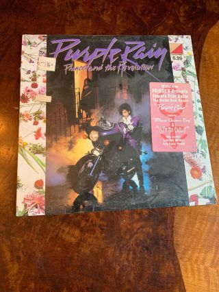 Prince Purple Rain Vinyl Lp 1984 W Poster Hype Sticker Warner Br