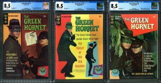 Green Hornet 1 2 3 (gold Key 1967) Cgc 8.  5 Set Bruce Lee Classics