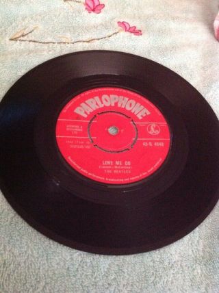 Beatles Love Me Do Red Parlophone