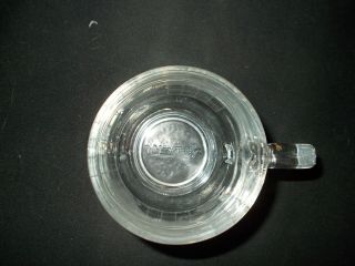 Nescafe Clear Glass Globe Coffee Mug Vintage