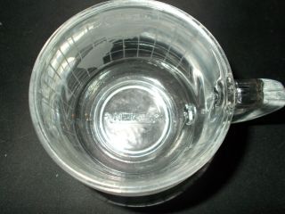 Nescafe Clear Glass Globe Coffee Mug Vintage 5