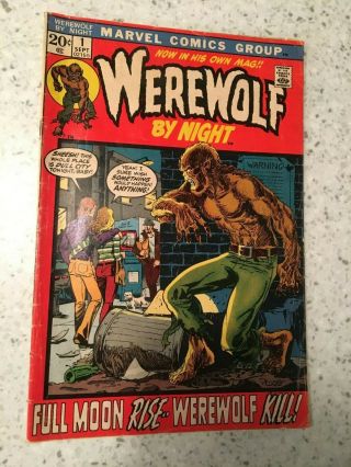 Werewolf By Night 1 (sep 1972,  Marvel)