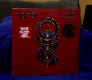 Toto Very Rare Lp Toto Iv 1982 Usa 1st Press W/hype Stickers No Cuts Oop
