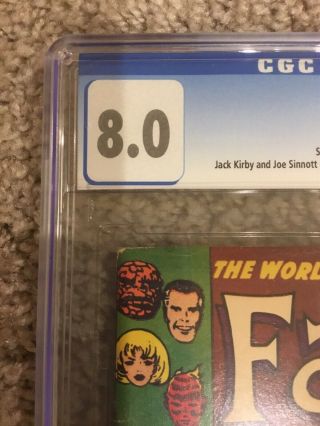 Fantastic Four 48 CGC 8.  0 1st Silver Surfer & Galactus Case Stan Lee Kirby 2
