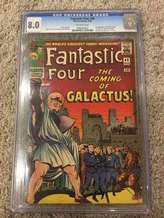 Fantastic Four 48 CGC 8.  0 1st Silver Surfer & Galactus Case Stan Lee Kirby 7