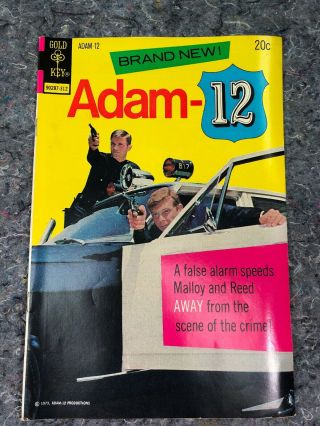 Adam - 12 Comic Book,  By Gold Key,  20¢,  1973
