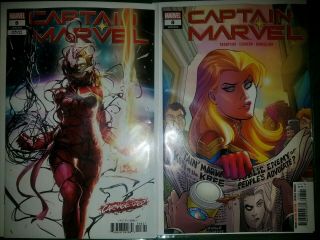 Captain Marvel 8 1st App Star (2019) Nm Marvel Comics 1st Print Cover A &b