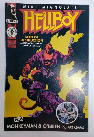 Hellboy Seed Of Destruction 1 Mignola Byrne Dark Horse Comics 1994 - Good Cond.