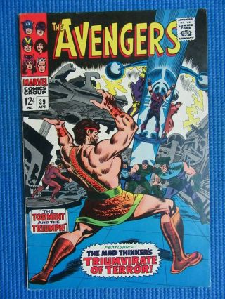 Avengers 39 - (nm -) - - Hercules,  Mad Thinker,  Black Widow,  Wasp