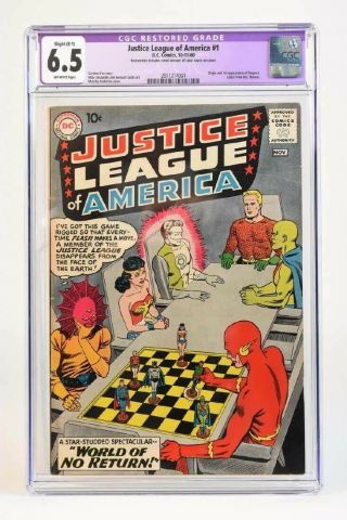 First Justice League Of America 1 Cgc 6.  5 Priced To Sell
