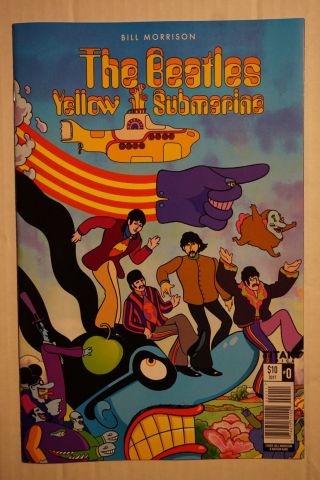 Ultra Rare Beatles Yellow Submarine Comic Book Ashcan Nm/unread Blue Meanies