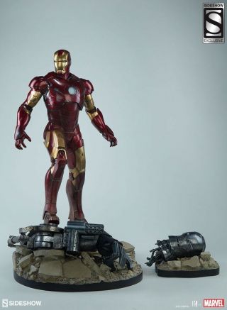 Sideshow Premium Format Iron Man Mark Iii Maquette Exclusive - Never Displayed