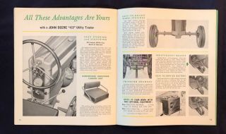 1956 JOHN DEERE 420 UTILITY TRACTOR 18 Page Brochure 8