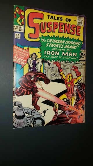 Tales Of Suspense 52 1st App Of Black Widow Vf 8.  0 3 Day Auctio