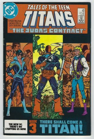 Tales Of The Teen Titans 44 (1984,  Dc) 1st App Nightwing,  Perez,  Wolfman,  F/f,